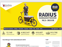 Tablet Screenshot of fahrradwettbewerb.at
